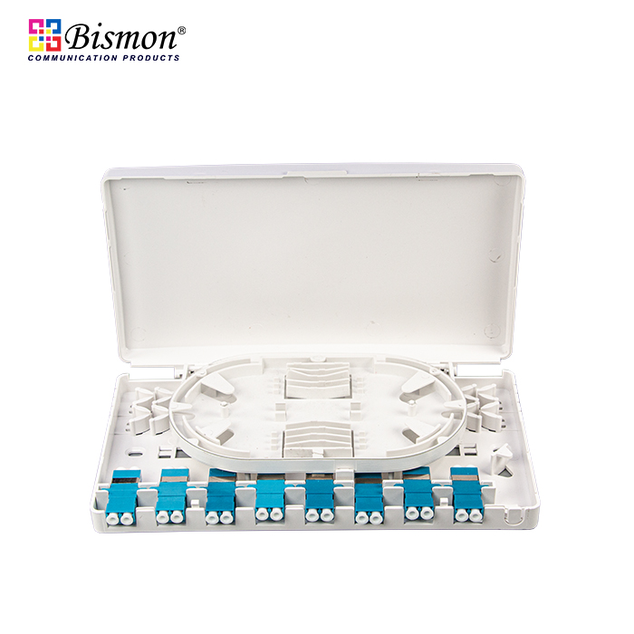 Fiber optic box กล่องพักสาย 8 Ports Socket Panel FTTx Box (กล่องเปล่า)